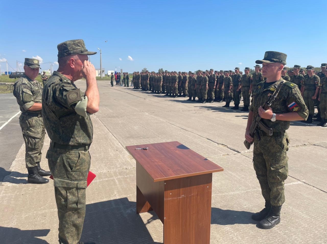 Курсанты ВУЦ при ПГУ приведены к присяге на военных учебных сборах —  Пензенский государственный университет